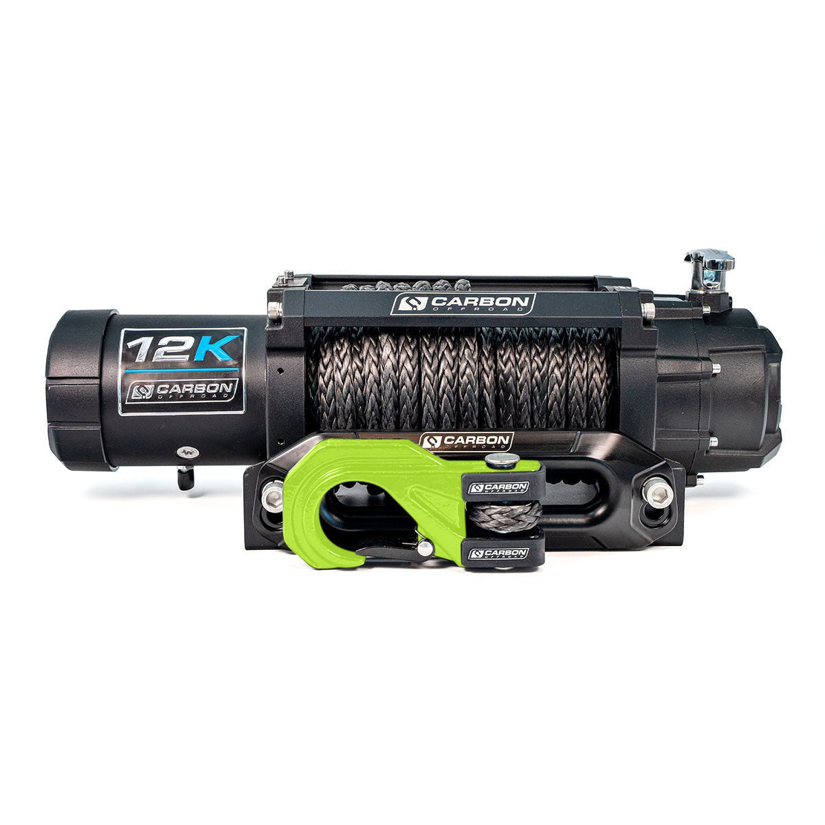 Carbon 12K - 12000lb Winch V3X with MegaPro Hook