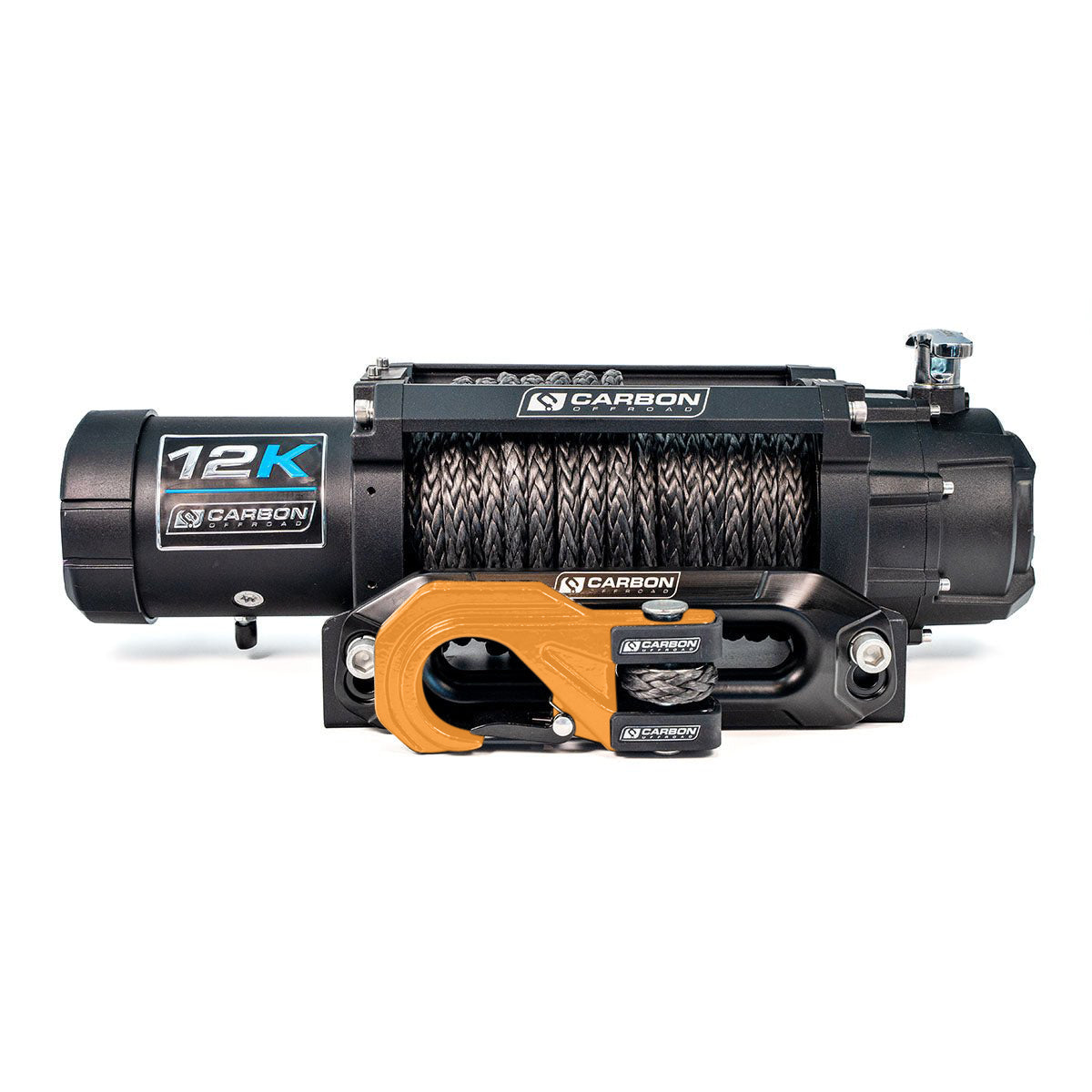 Carbon 12K - 12000lb Winch V3X with MegaPro Hook