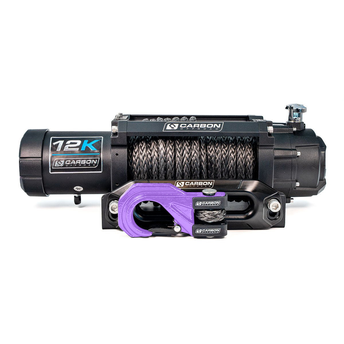 Carbon 12K - 12000lb Winch V3X with MegaPro Hook