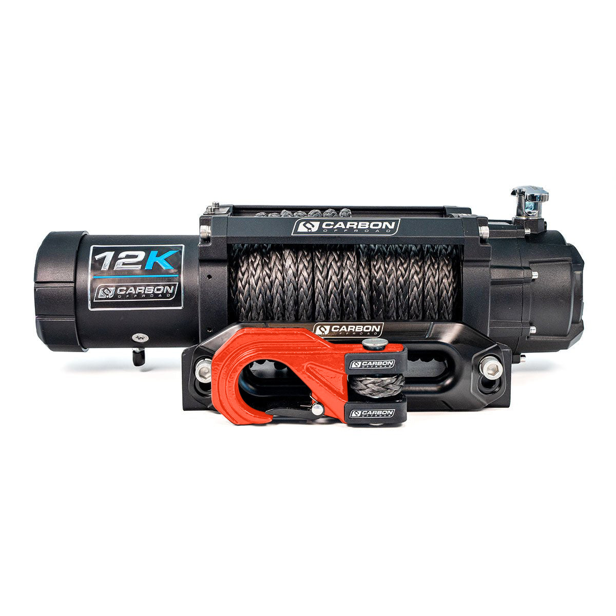 Carbon 12K - 12000lb Winch V3X with MegaPro Hook