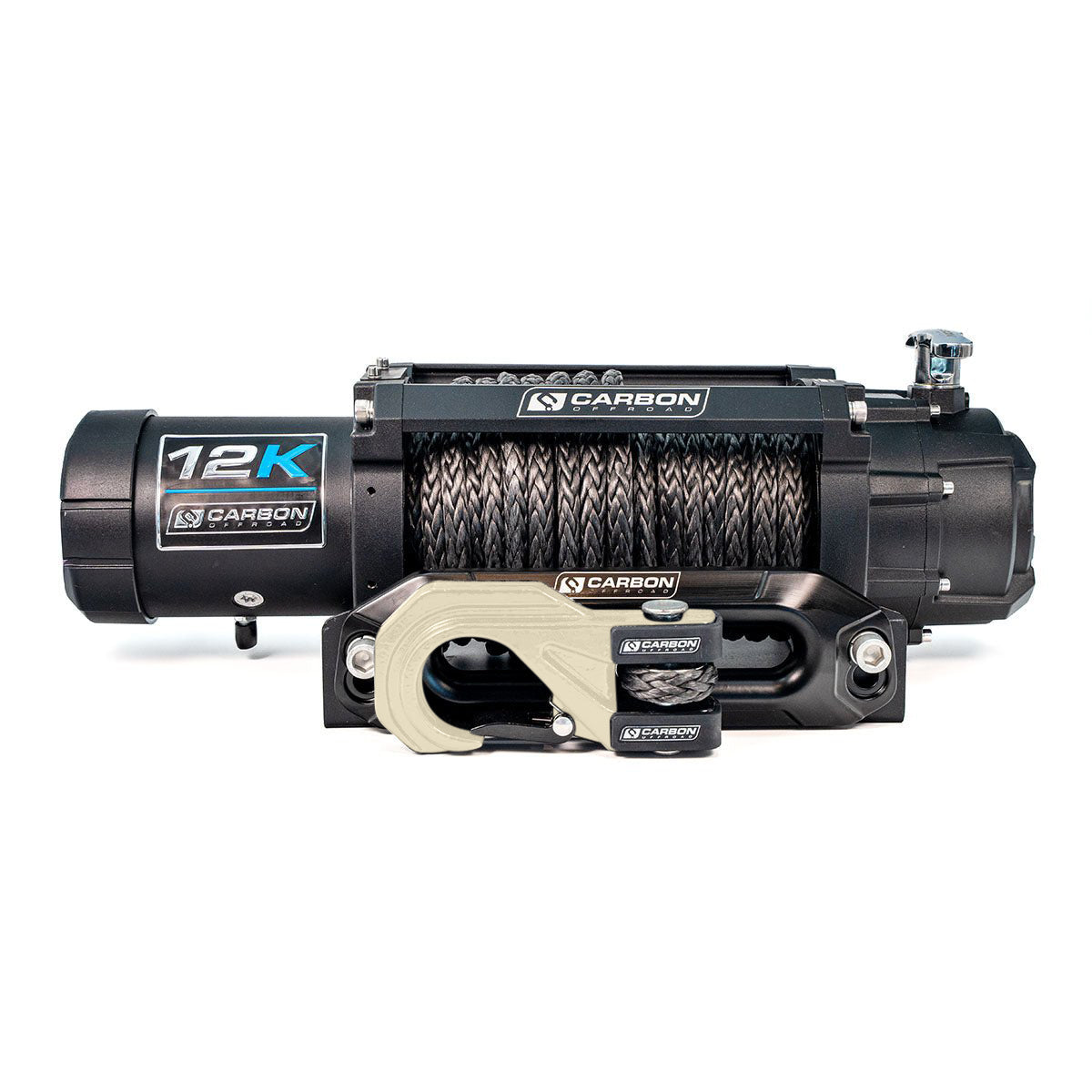 Carbon 12K - 12000lb Winch V3X with MegaPro Hook
