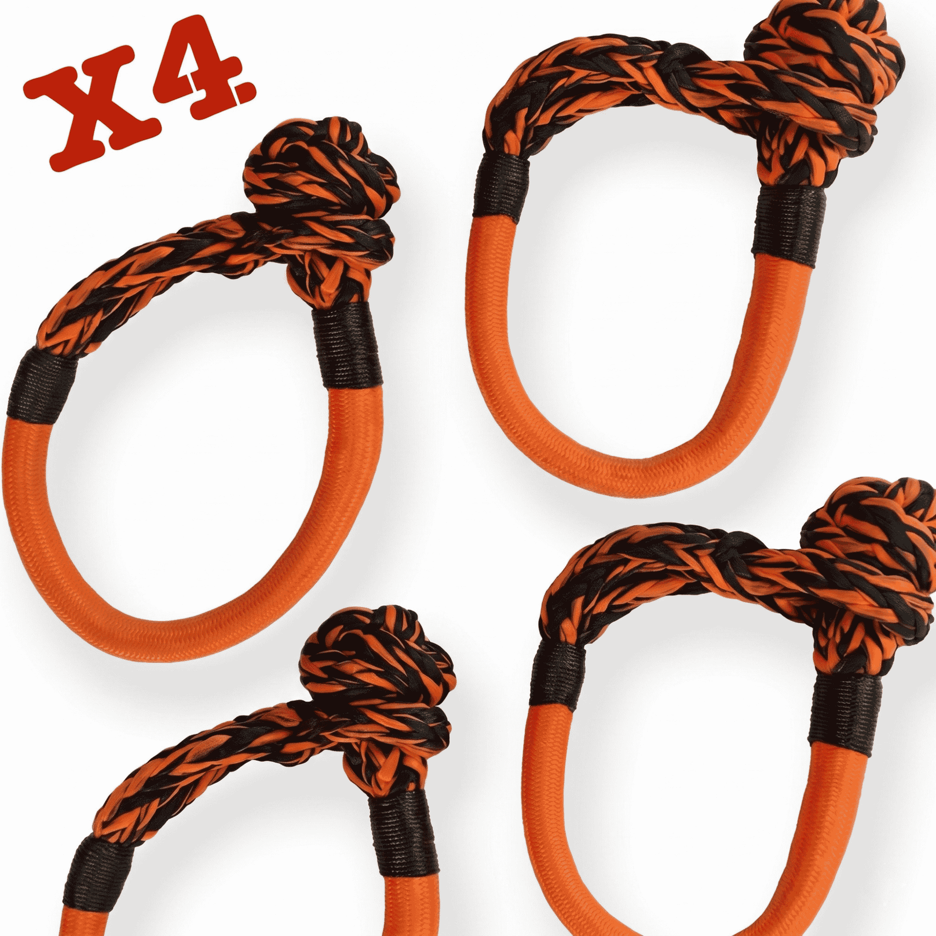 Carbon Recovery Four Soft Shackle Combo x4