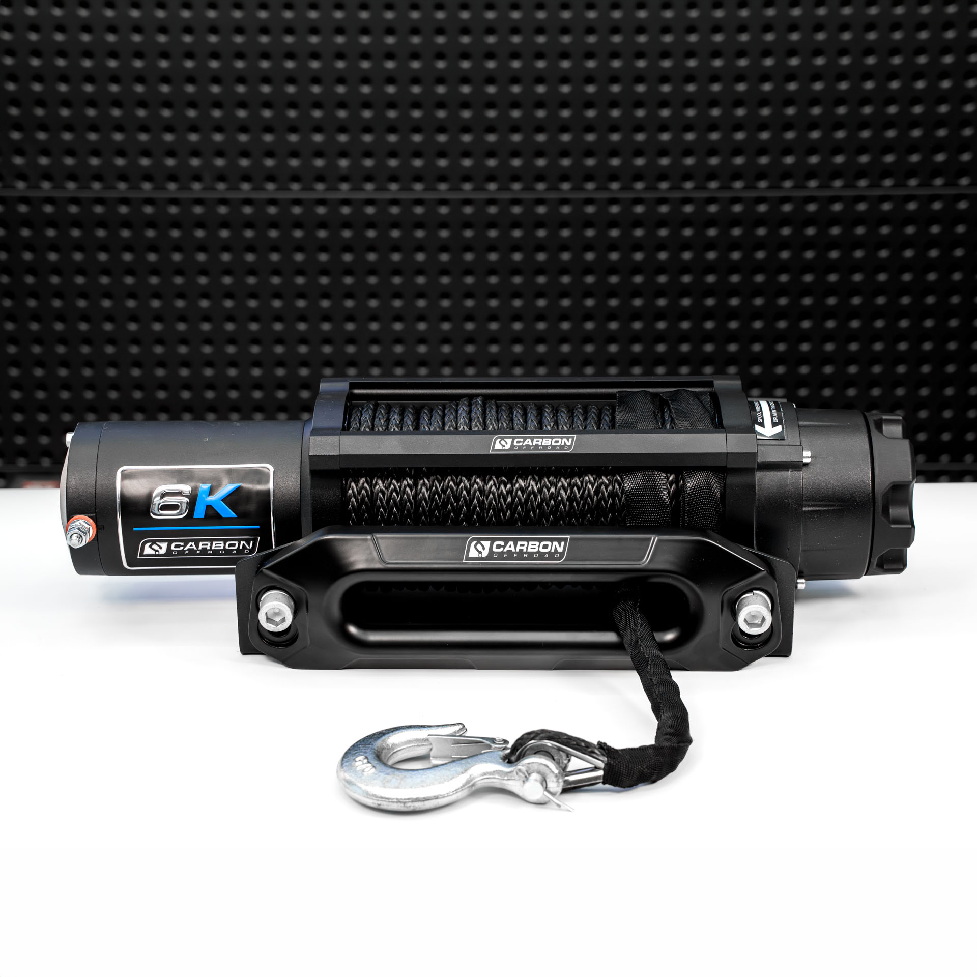 Carbon Offroad Long Drum 6000lb Atv/Small 4x4 Winch