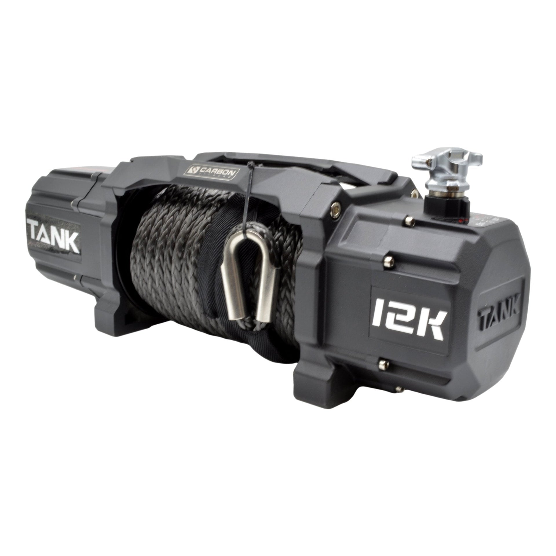 Carbon TANK - 12000lb Winch 12V - CW - TK12BLK 2
