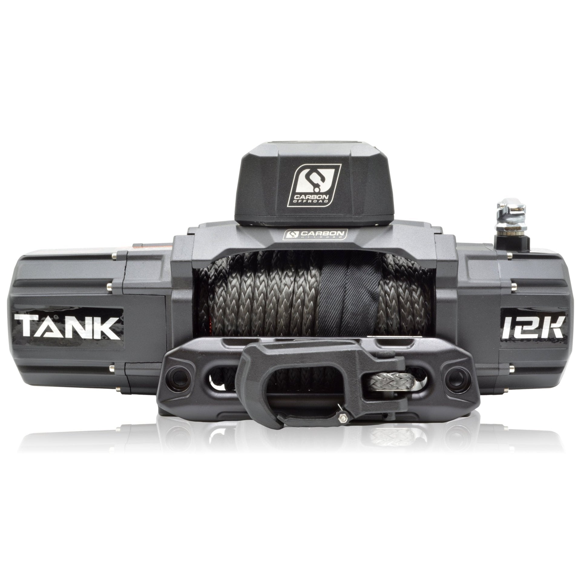 Carbon TANK - 12000lb Winch 12V - CW - TK12BLK 1