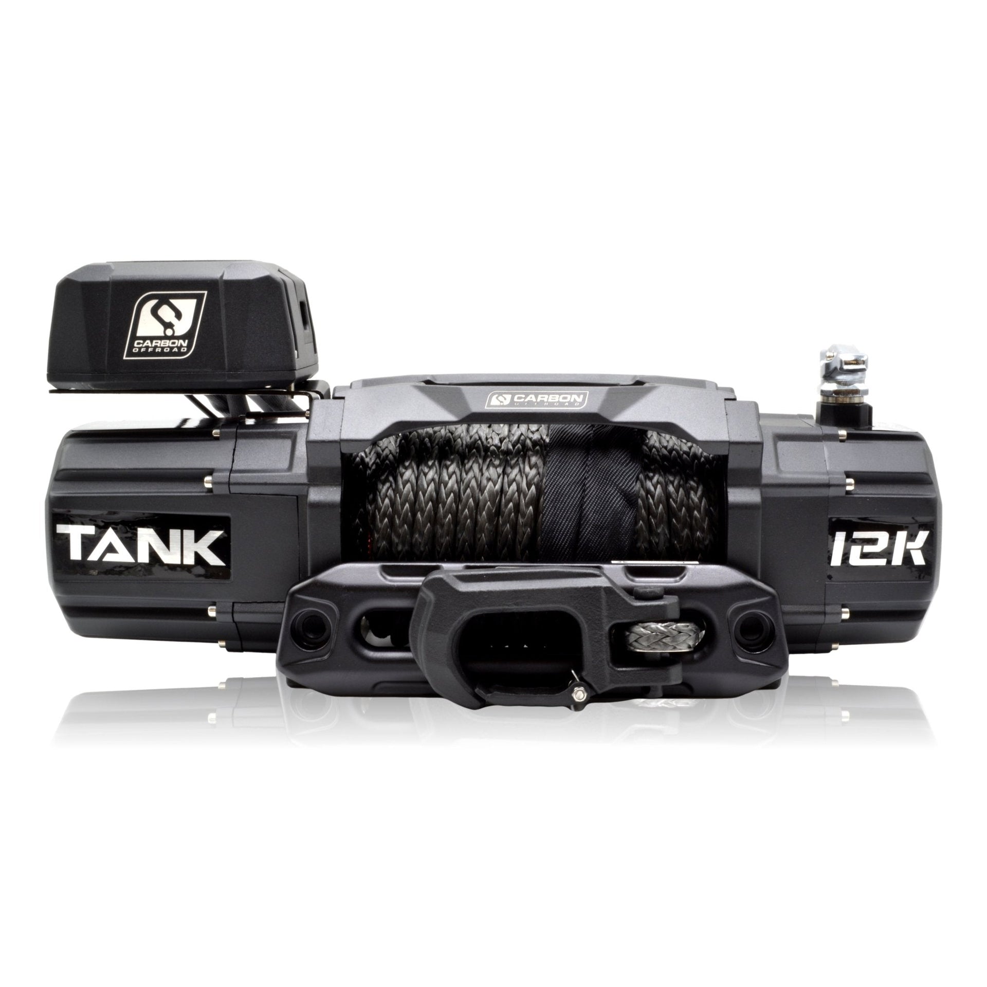 Carbon TANK - 12000lb Winch 12V - CW - TK12BLK 4