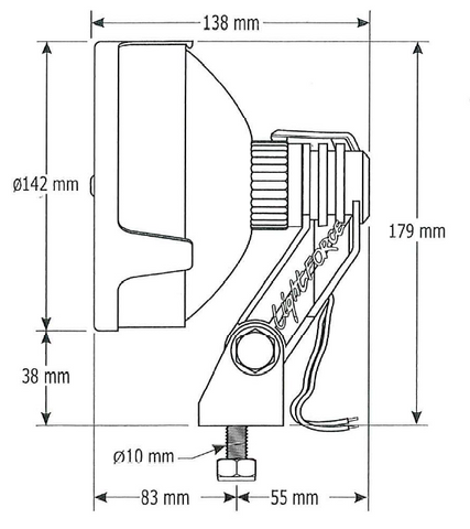 Lance 140mm Ultra Compact Driving Light