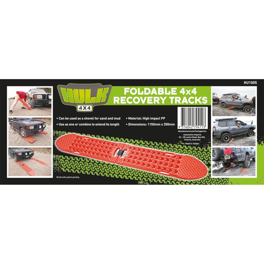 4X4 Folding Recovery Tracks (2Pk)