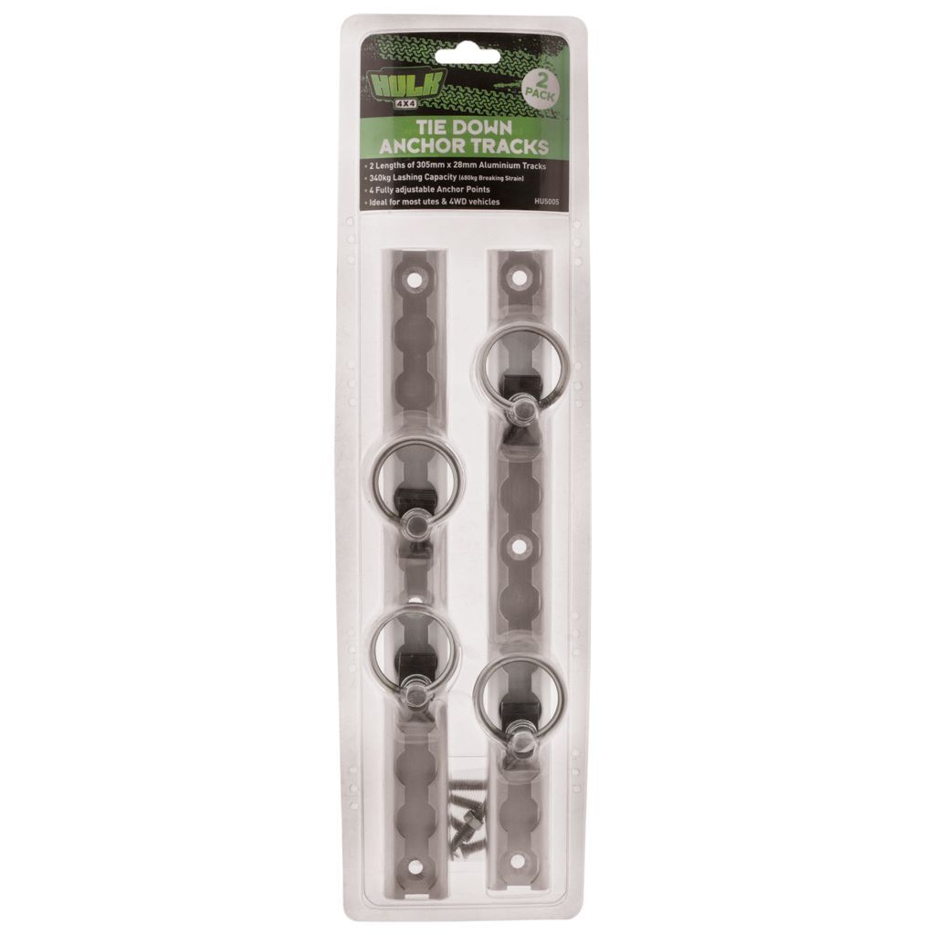 Tiedown Anchor Tracks (2Pk) - 305Mm