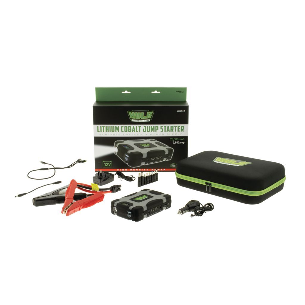 Lithium Cobalt Jump Starter - 28,000Mah - 2,500 Amp
