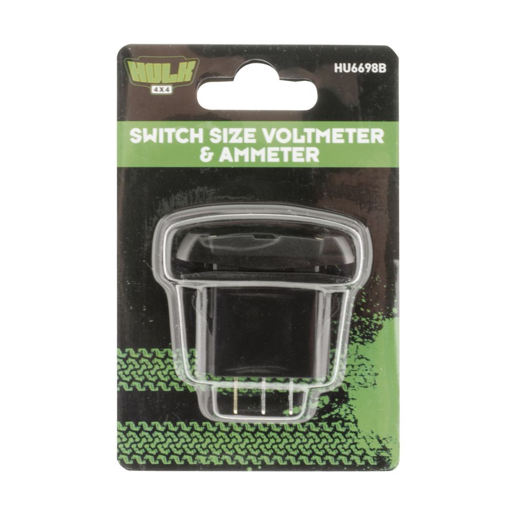 Switch Size Dual Voltmeter & Ammeter