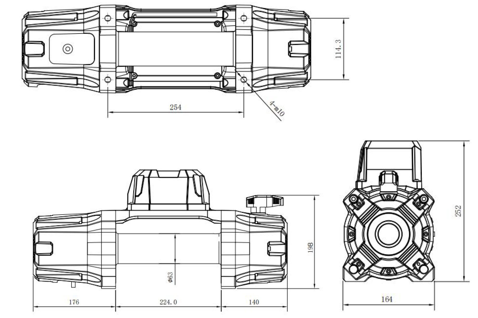 12,000lbs Select Series Winch