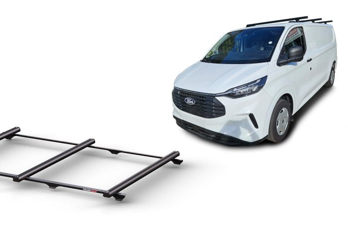 Thumbnail image of Ford Transit Custom LWB L/Roof (02/24 - Current) Trademax Crossbars x 3