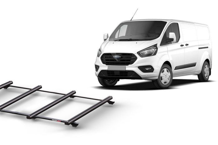 Thumbnail image of Ford Transit Custom SWB L/Roof (02/14 - 01/24) Trademax Crossbars x 4