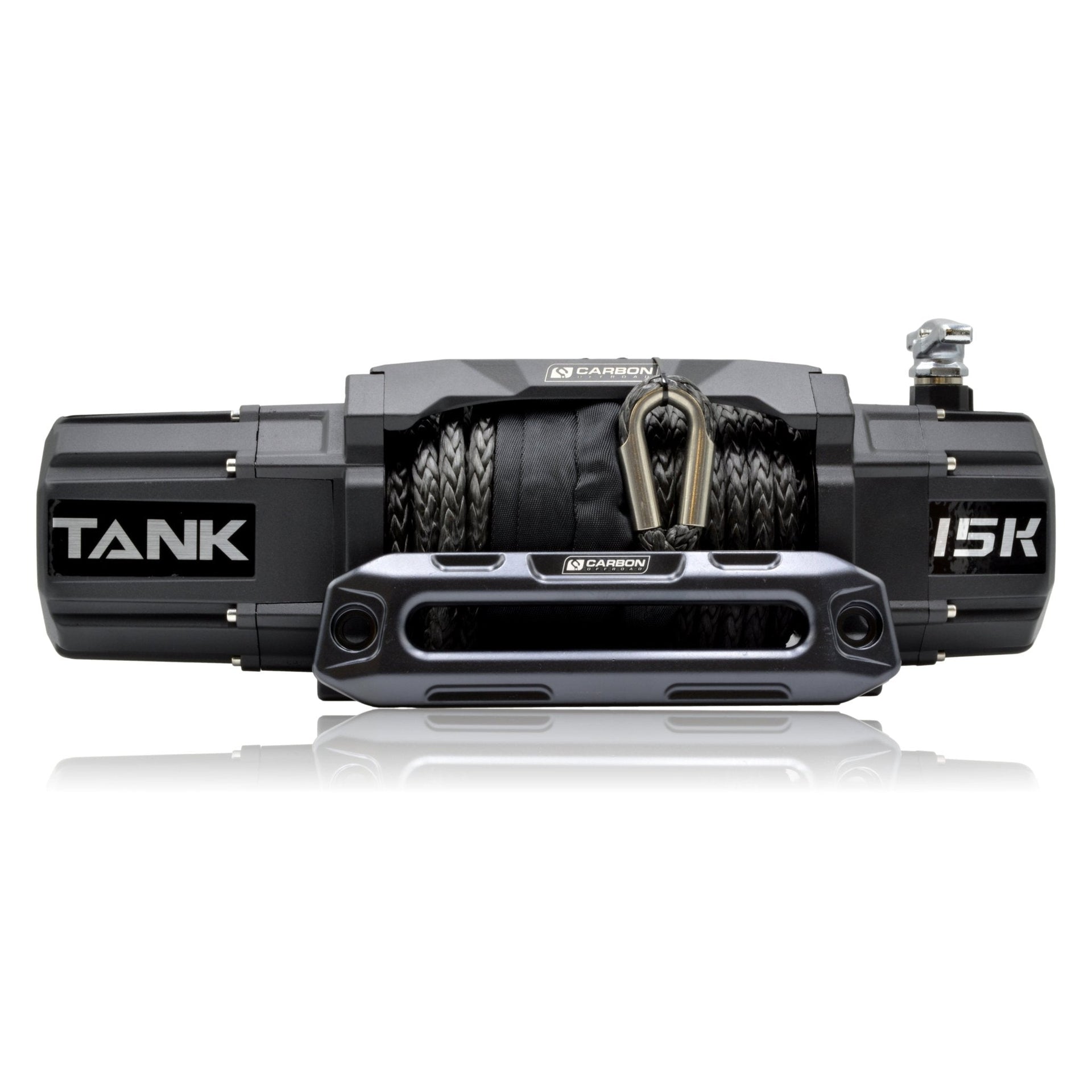 Carbon TANK - 15000lb Winch 12V - CW - TK15BLK 5