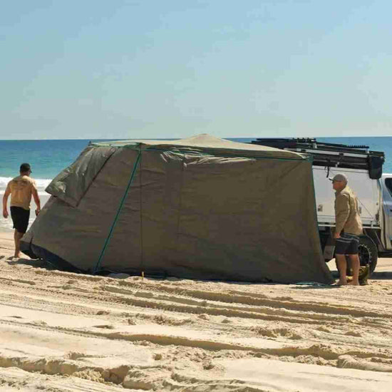 30 Second Wing Awning Solid Wall - Medium - 2.1m (3SA27021W)