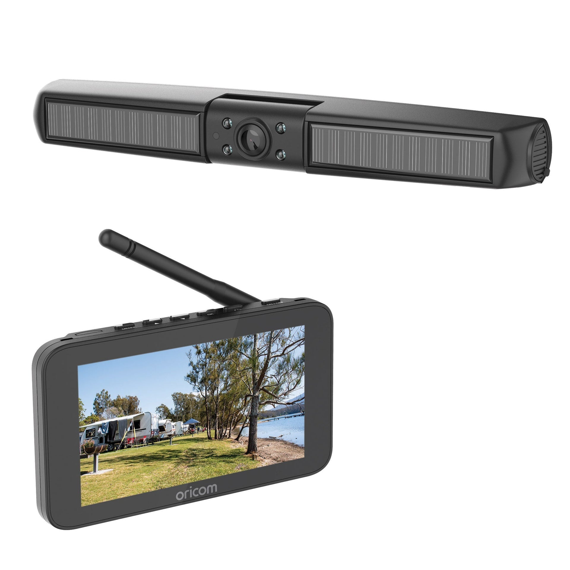 WRCSP Wireless Solar Reversing Camera with 5" Display