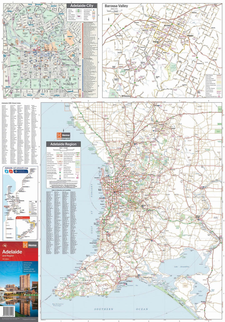 Adelaide And Region Map (9th Edition)