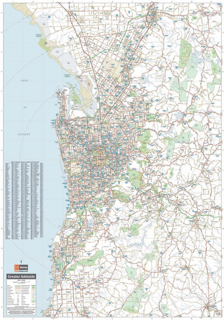 Adelaide And Region Map (9th Edition)