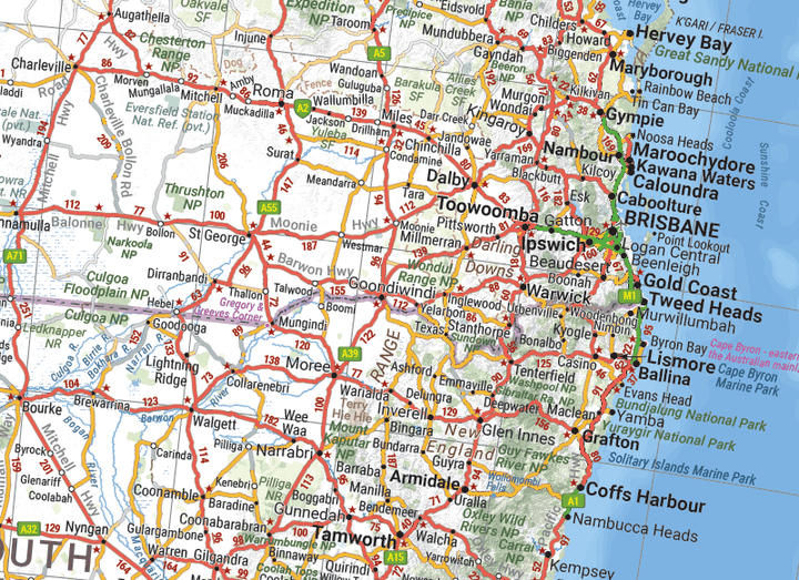 Australia Handy Map (12th Edition)