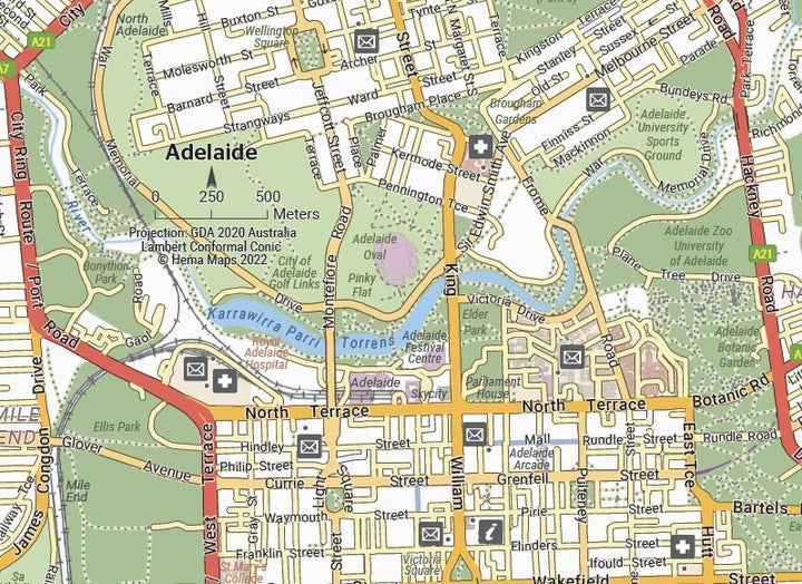 Australia Handy Map (12th Edition)