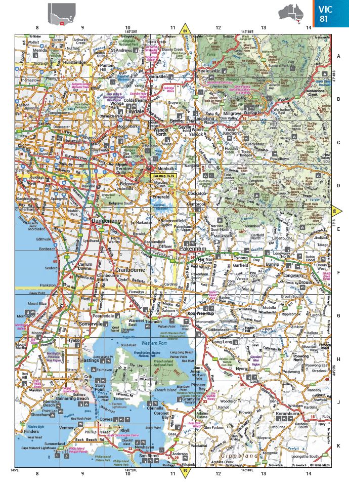 Australia Road & 4wd Atlas (Spiral Bound) - 252 X 345mm (13th Edition)