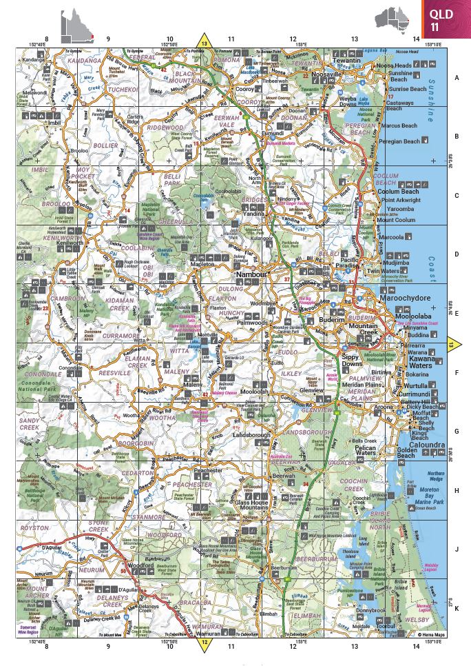 Australia Road & 4wd Handy - 185 X 248mm (13th Edition)
