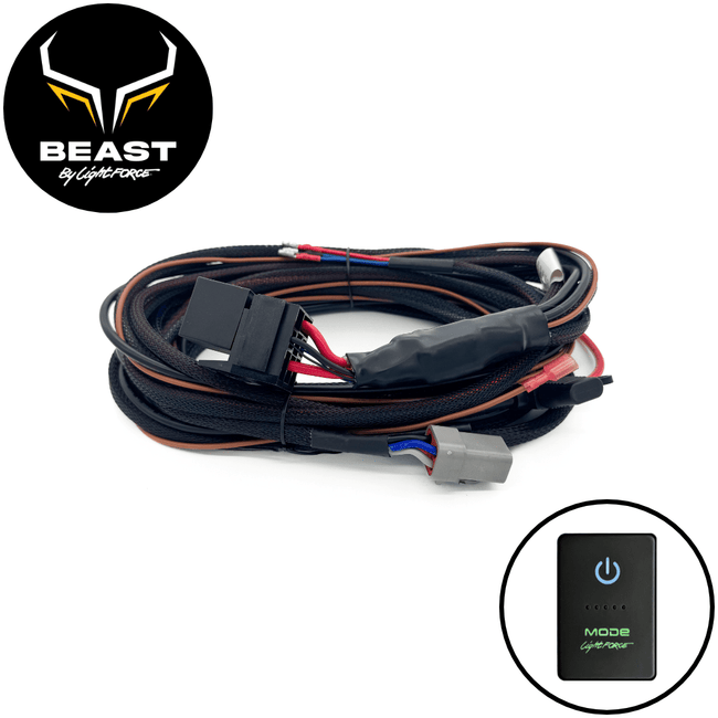 BEAST Driving Light Wiring Harness to suit Toyota Hilux 2015 Onwards
