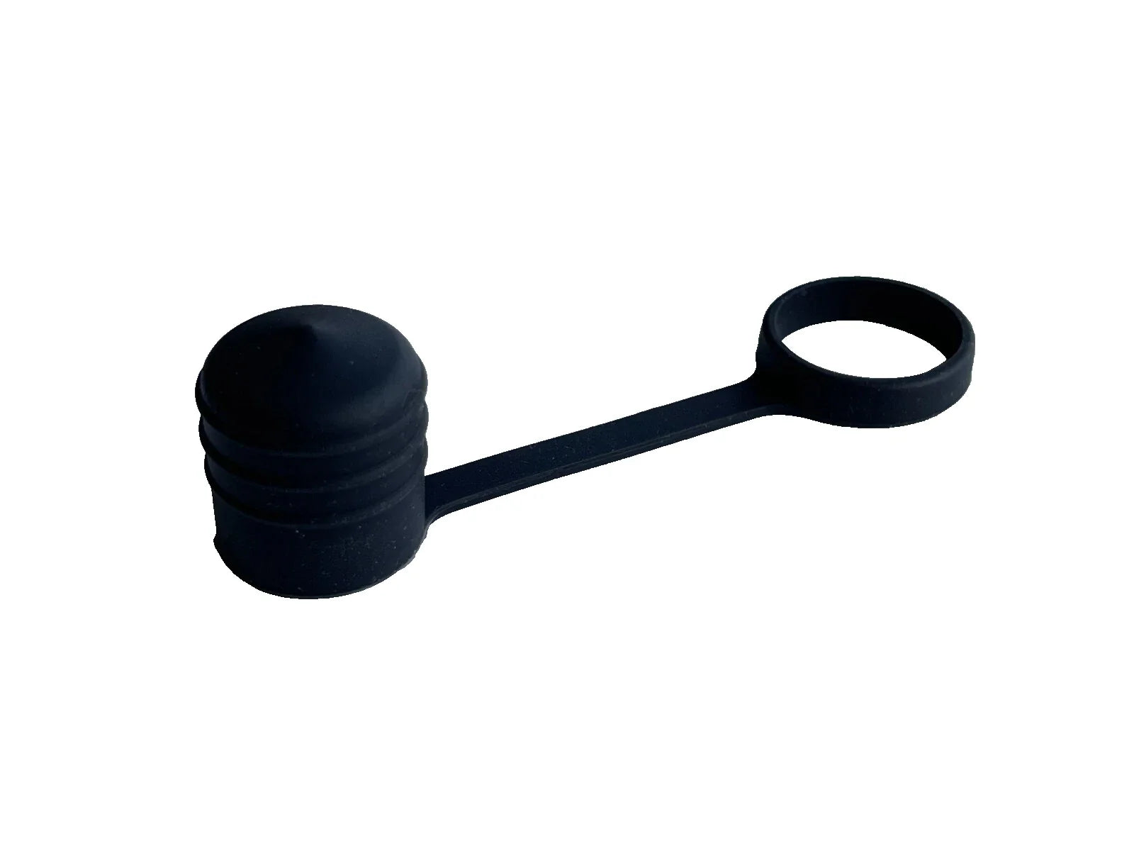 Silcone Dust Caps for Taps & hose joiners, caravans, campers - 5 pack Black