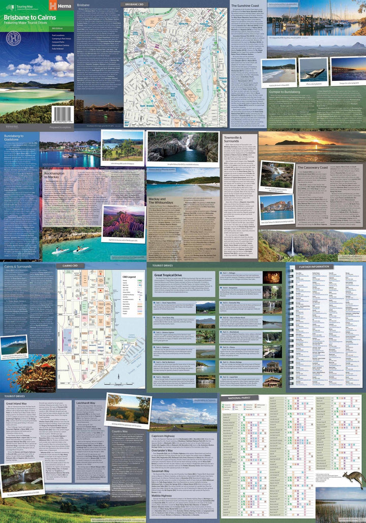 Brisbane To Cairns Map (9th Edition)