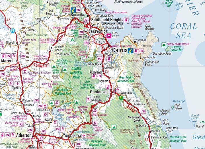 Cairns & Region Map (14th Edition)