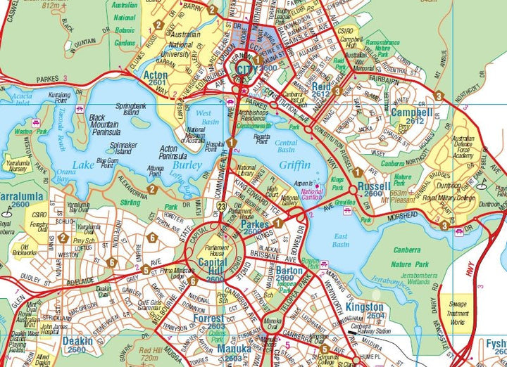 Canberra & Region Map (6th Edition)