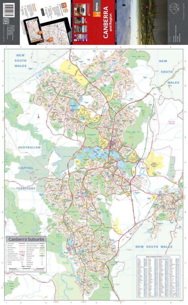 Canberra & Region Map (6th Edition)