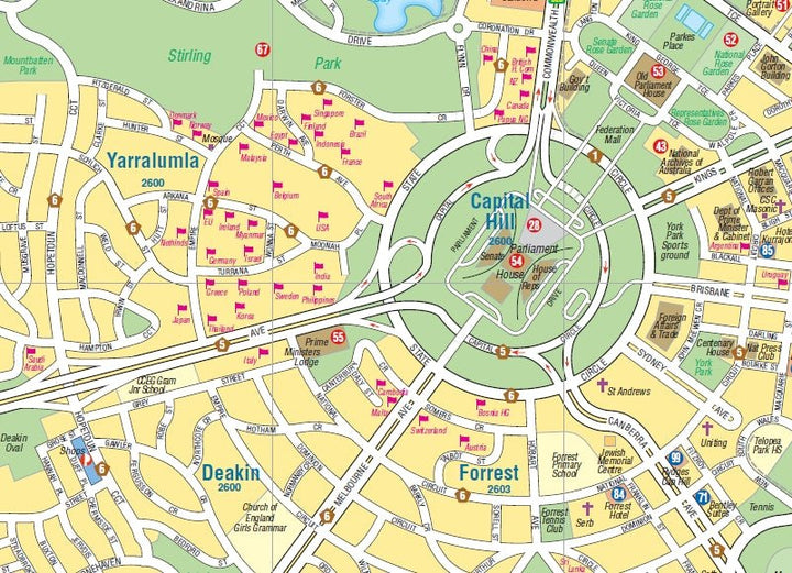 Canberra & Region Map (6th Edition)
