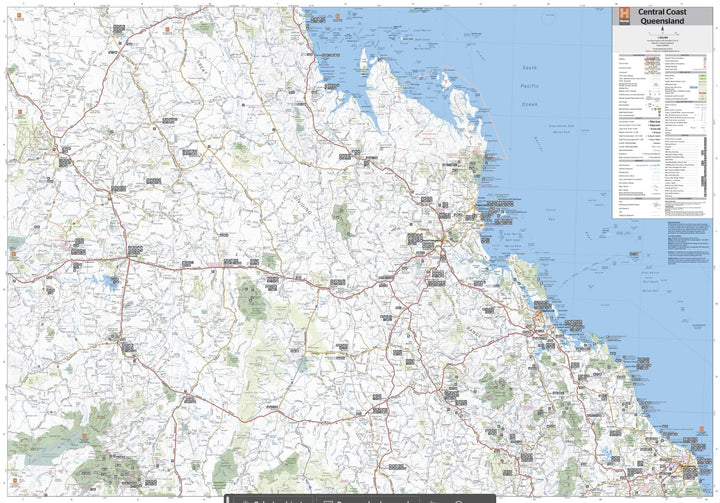 Central Coast Queensland Map (1st Edition)