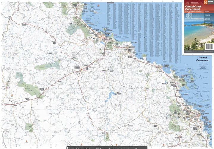 Central Coast Queensland Map (1st Edition)