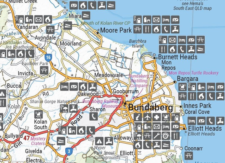 Central Coast Queensland Map (1st Edition)
