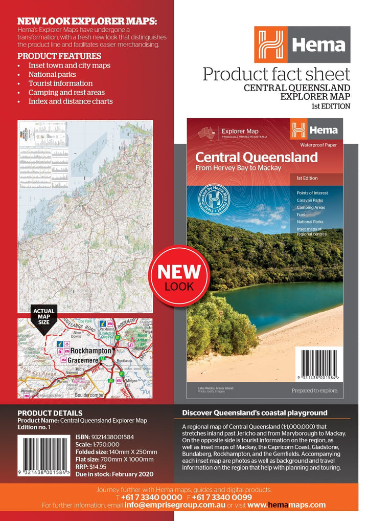 Central Queensland Map (1st Edition)