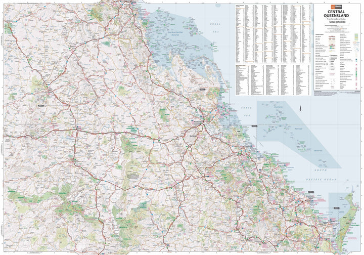 Central Queensland Map (1st Edition)