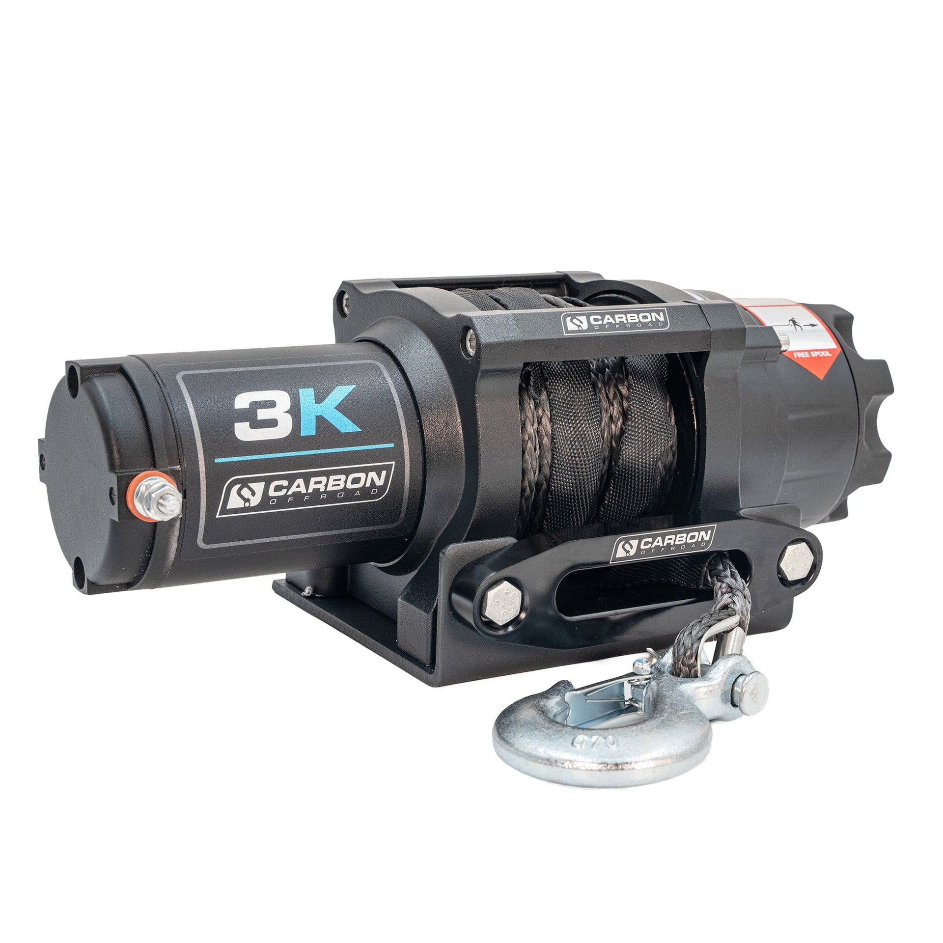 Carbon 3.0k 3000lb Atv/Trailer Winch