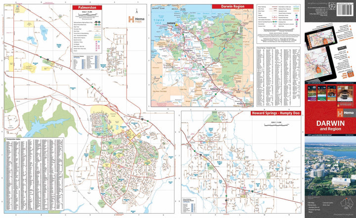 Darwin & Region Map (9th Edition)