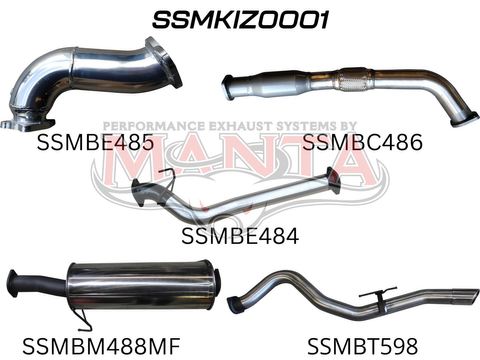 Manta - DMAX 3.0L 08 - 10 LWB With Cat - (SSMKIZ0001)