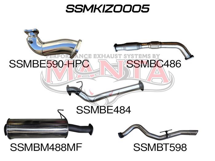 Manta - DMAX 3.0L 10 - 12 LWB With Cat - (SSMKIZ0005)