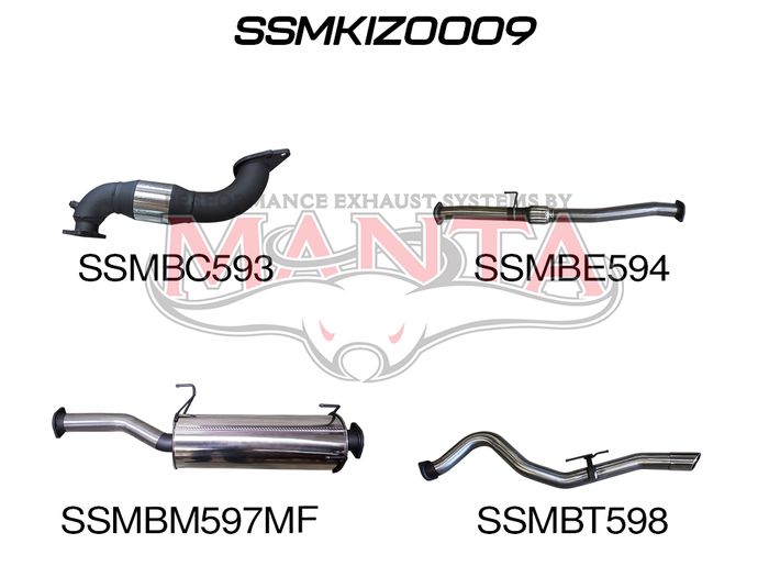 Manta - DMAX 2012 on 3.0L With Cat - (SSMKIZ0009)