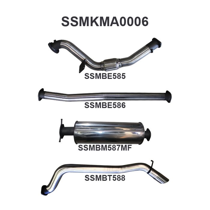 Manta - BT50 B32P 3.2L Without Cat (SSMKMA0006) - (SSMKMA0006)