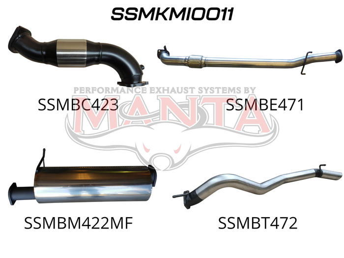 Manta - Challenger PB 2.5L CRD 3 With Cat (SSMKMI0011) - (SSMKMI0011)