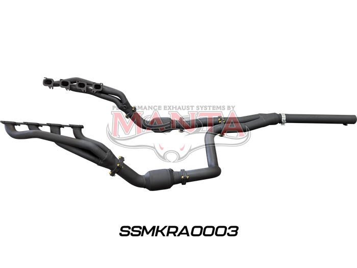 Manta - DS RAM1500 5.7L V8 Extractors and Cats kit, to bolt to Factory Exhaust or MANTA 3in single Catback - (SSMKRA0003)