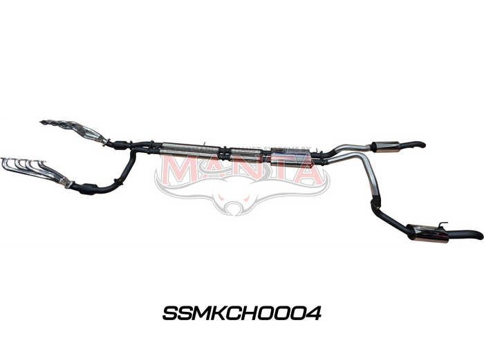 Manta - Chevrolet Silverado 1500 6.2L V8 Full Exhaust With HPC Coated Extractors, Cats and Twin 3in Cat Back (SSMKCH0004) - (SSMKCH0004)