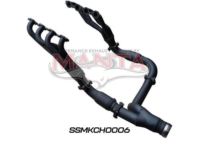 Manta - Chevrolet Silverado 1500 ZR1 & ZR2 6.2L V8 Extractors, Cats & Y-pipe to suit Factory Cat-back (SSMKCH0006) - (SSMKCH0006)