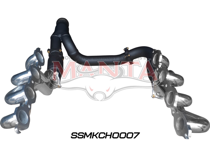 Manta - Chevrolet Silverado 1500 ZR1 & ZR2 6.2L V8 Coated Extractors, Cats & Y-pipe to suit Factory Cat-back (SSMKCH0007) - (SSMKCH0007)